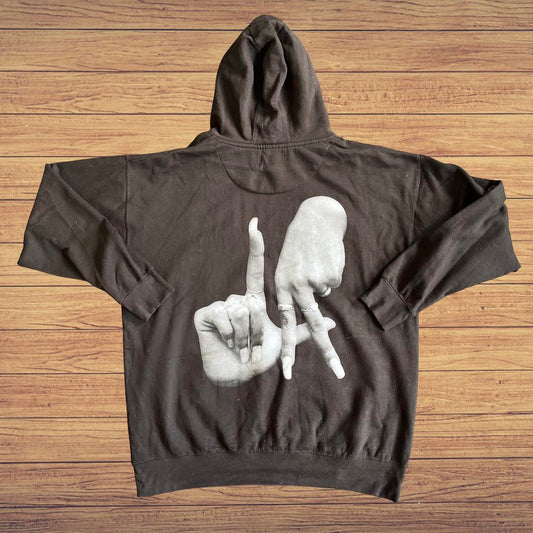 ◼️Vintage Rare Estevan Oriol LA Fingers Photography Hoodie