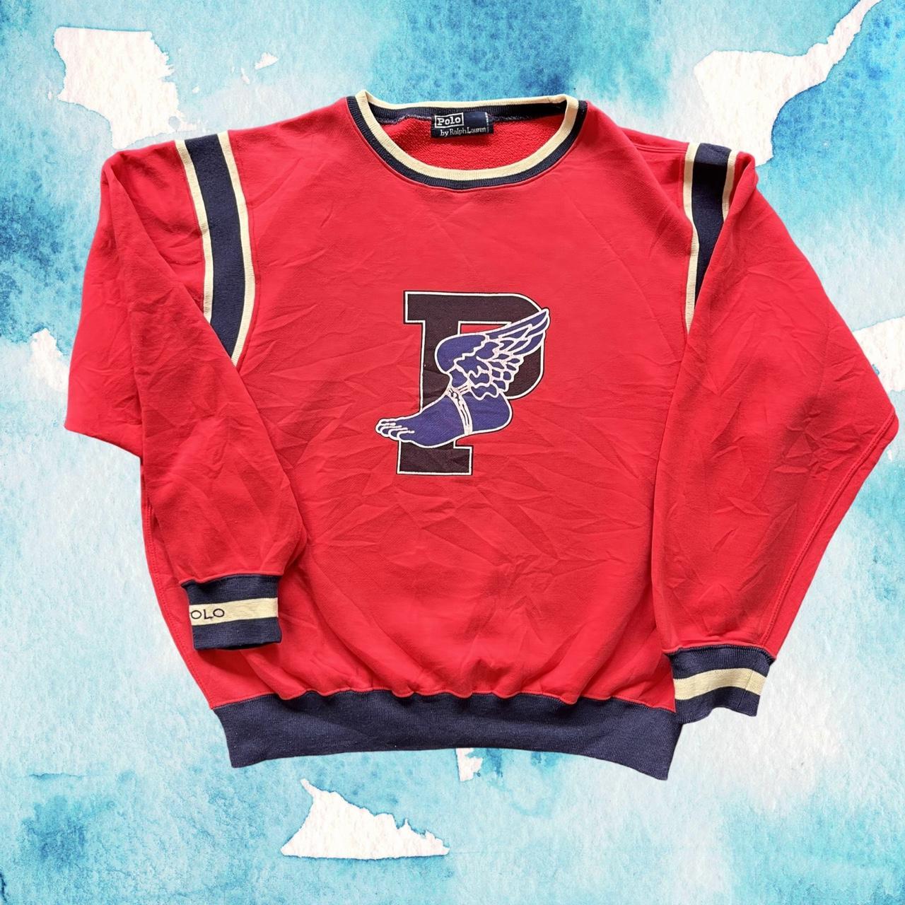 ◼️ Rare Vintage OG P Wing Polo Ralph Lauren Rings Sweatshirt