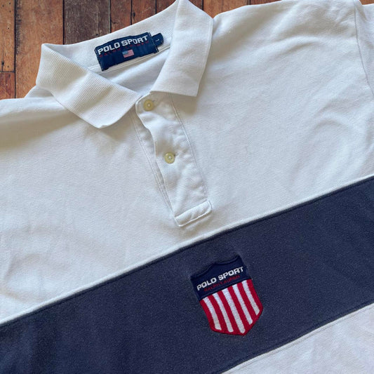 ◼️ Vintage Polo Ralph Lauren K Swiss Polo Shirt