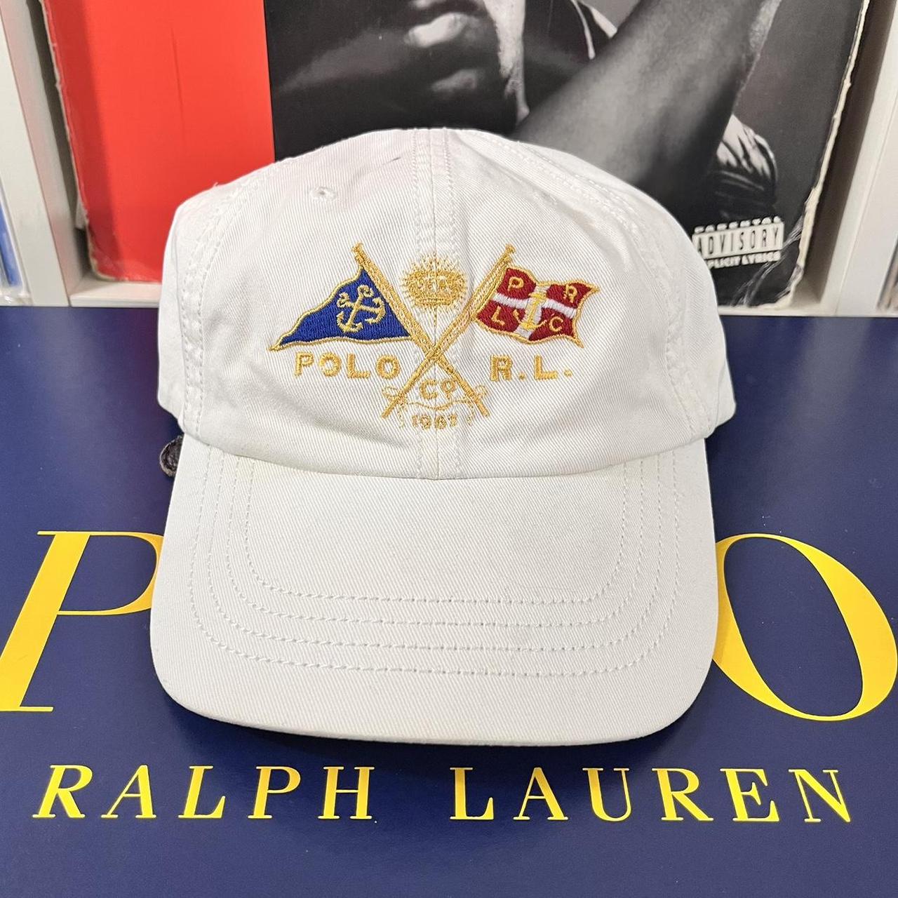 ◼️ Vintage Polo Ralph Lauren Cross Flags Strap Back Cap