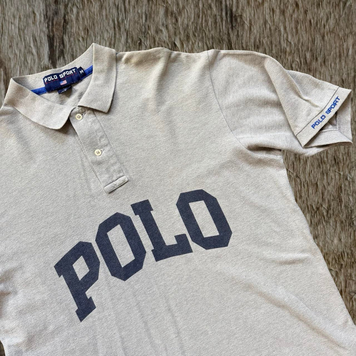 ◼️ Vintage Polo Sport Ralph Lauren Spellout Polo Shirt