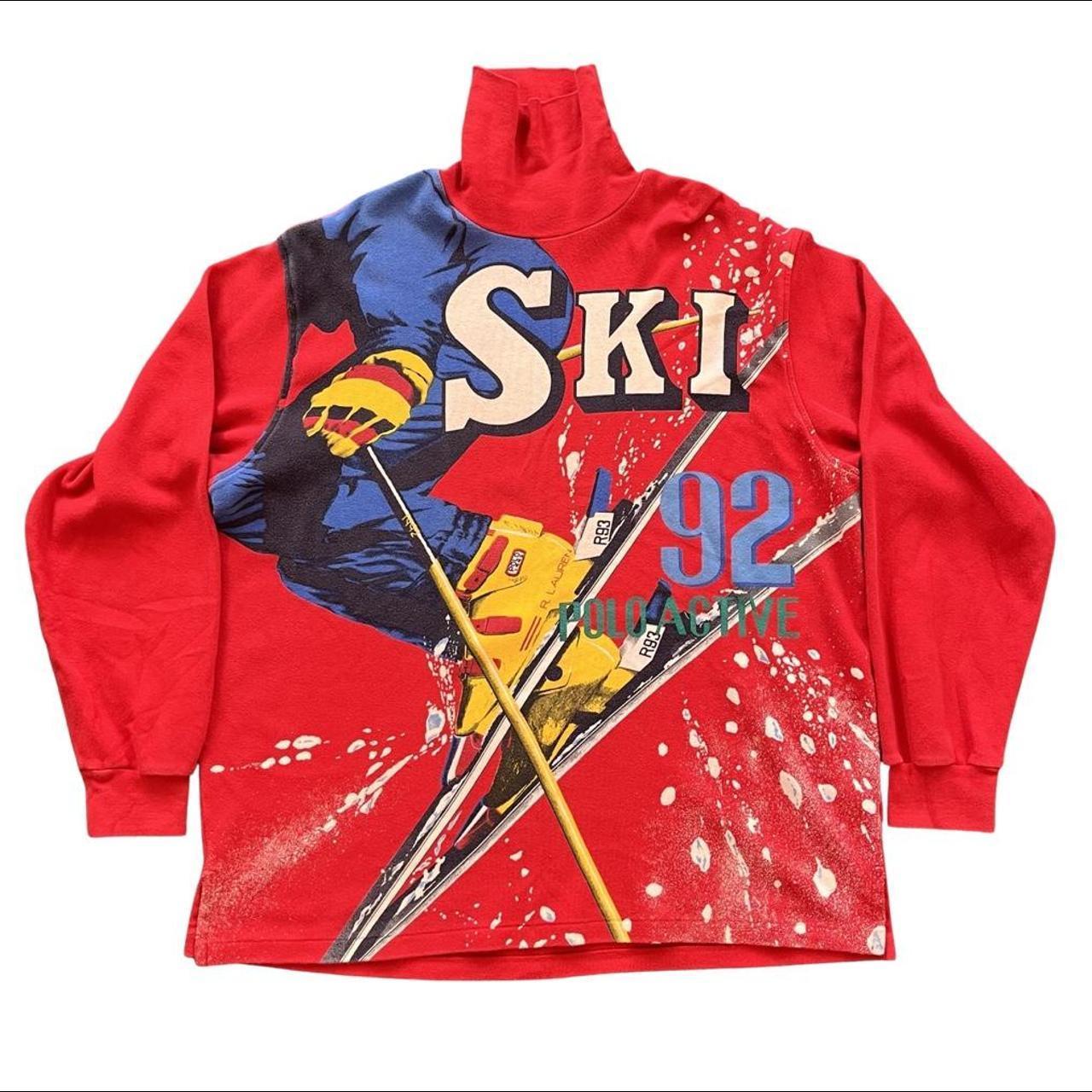 ◼️ Rare Vintage Polo Ralph Lauren Suicide Ski Turtle Neck Sweater