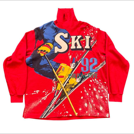 ◼️ Rare Vintage Polo Ralph Lauren Suicide Ski Turtle Neck Sweater