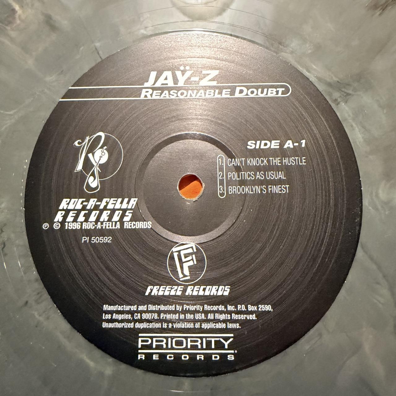 ◼️ Jay Z - Reasonable Doubt Vinyl Record LP