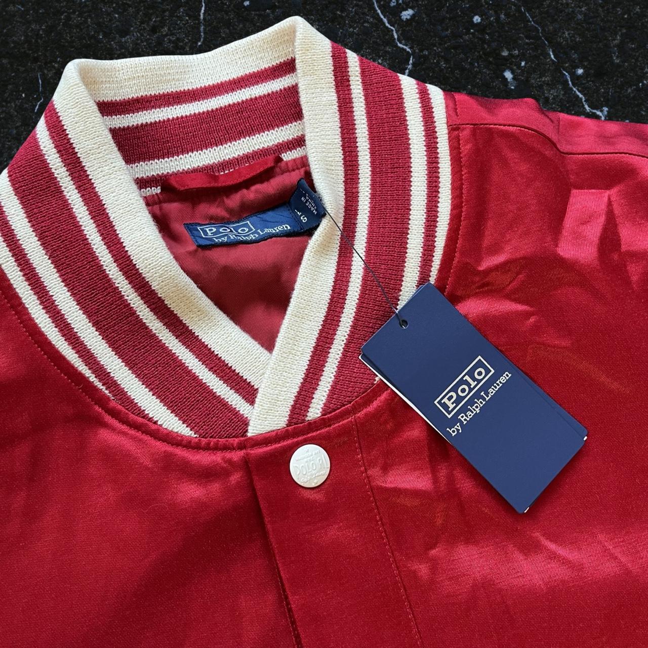 ◼️ NWT Polo Ralph Lauren Polo Ball Satin Bomber Jacket