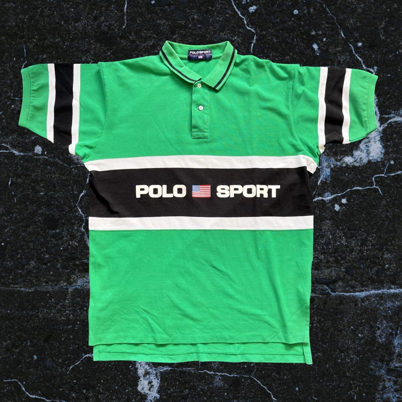 ◼️ Vintage Polo Sport Ralph Lauren Spellout Polo Shirt