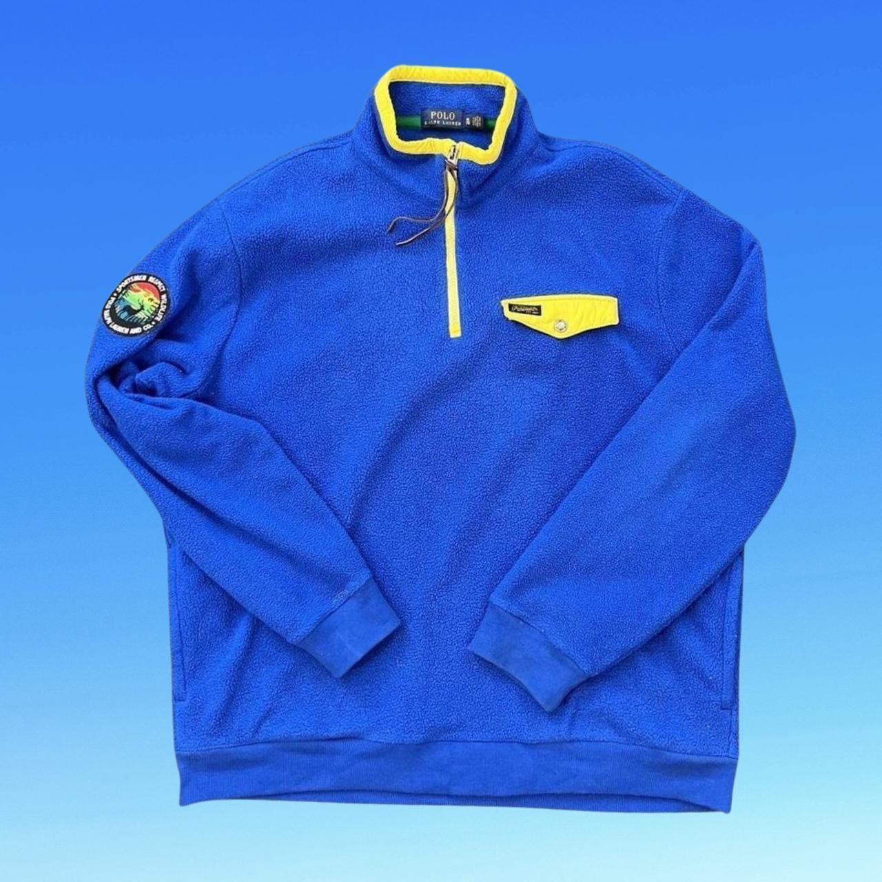 ◼️ Polo Ralph Lauren Quarter Zip Respect Wildlife Sportsman Fleece