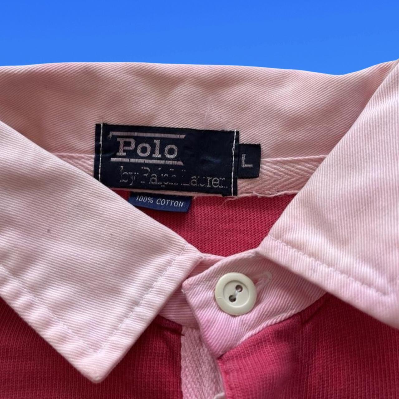 ◼️ Vintage OG Rare Polo Sport Ralph Lauren Spellout Polo Shirt 91 90s