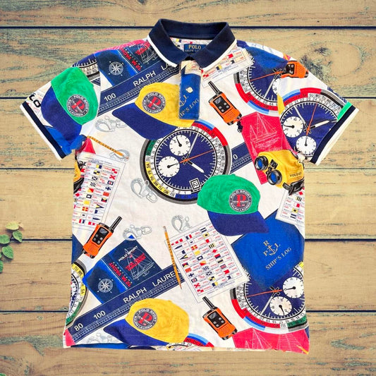 ◼️ Polo Ralph Lauren 12M Yacht Challenge Short Sleeve Polo Shirt