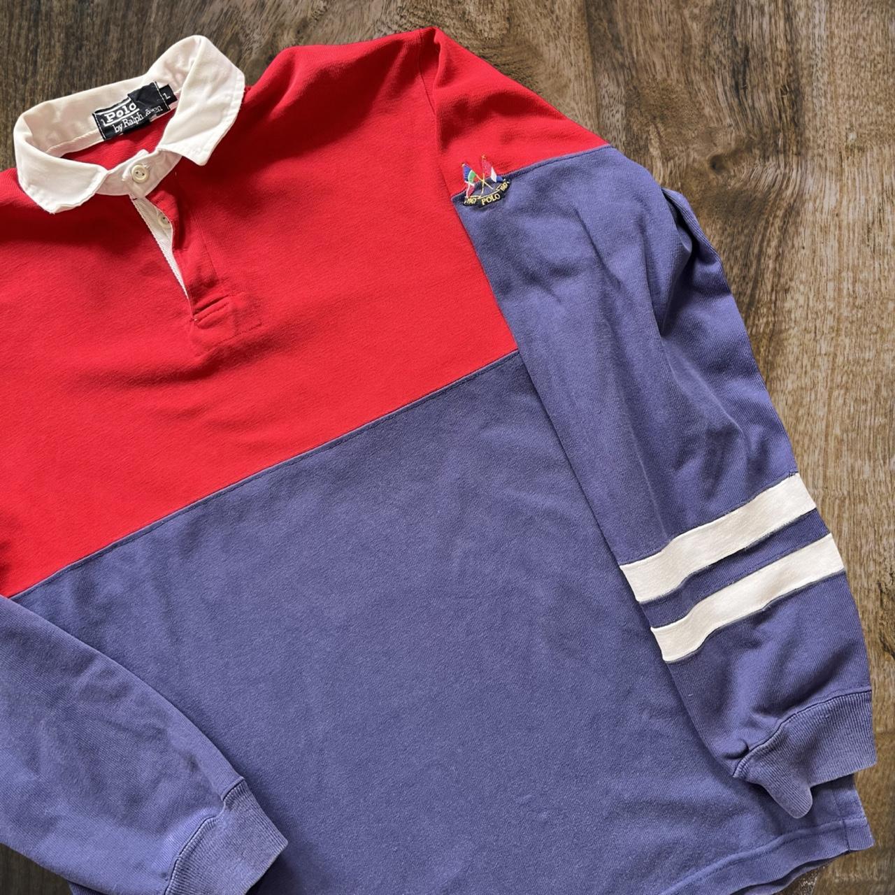 ◼️ Vintage Polo Sport Cross Flags Ralph Lauren Polo Shirt
