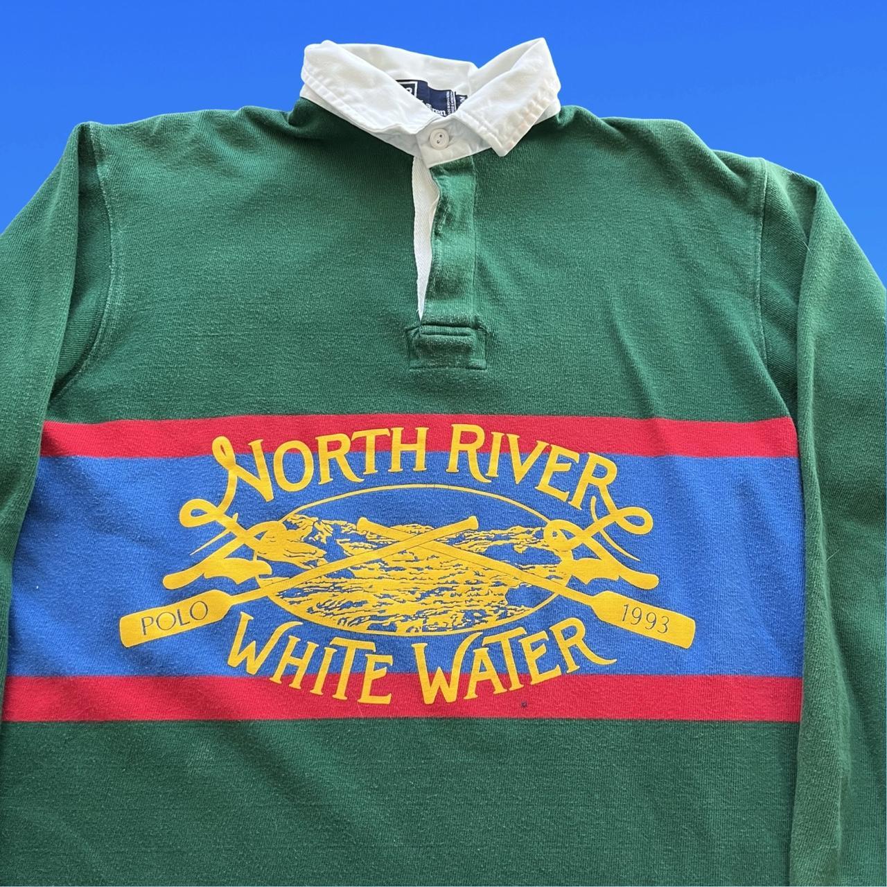 ◼️ Rare Vintage OG Polo Ralph Lauren North River White Water Polo Shirt