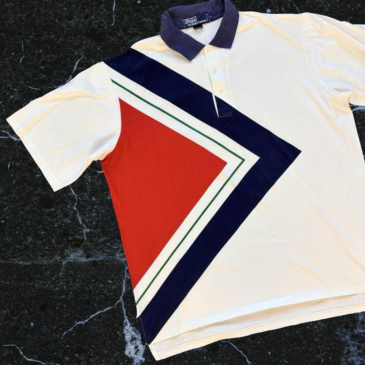 ◼️ Vintage Polo Ralph Lauren Abstract Polo Shirt