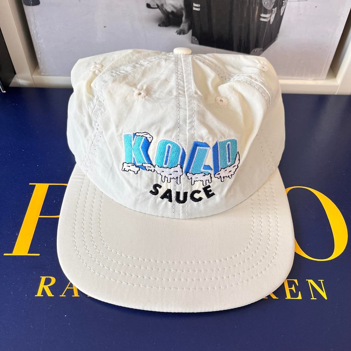 ◼️ Deadstock Kold Sauce Hot Sauce Soft Bill Strap Back Cap