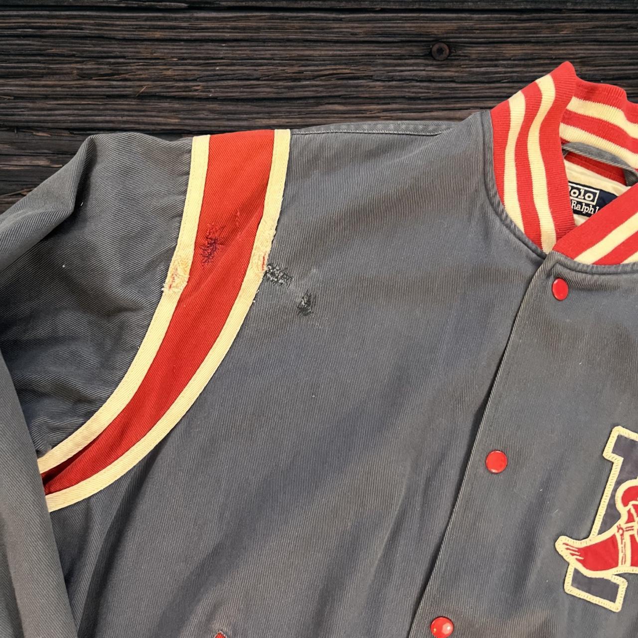 ◼️ Vintage Polo P Wing Ralph Lauren Babe Ruth Varsity College Jacket