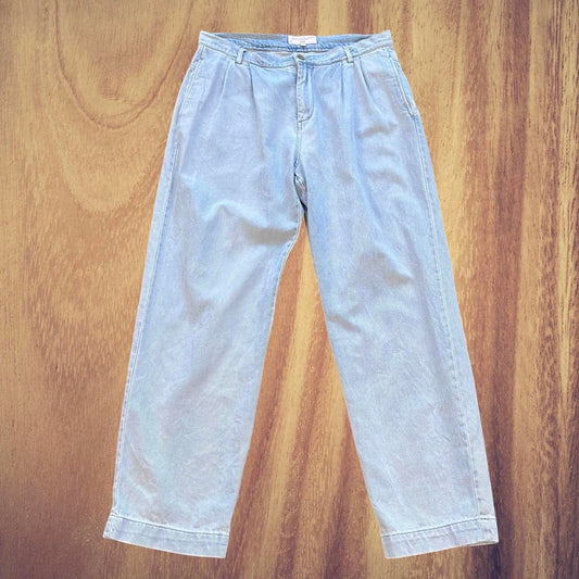 ◼️ Yardsale Stonewashed Baggy Jeans Lightweight Cotton Denim