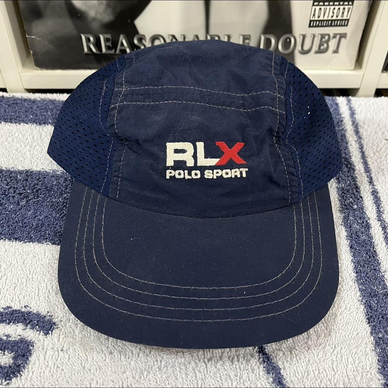 ◼️ Vintage RLX Polo Sport Ralph Lauren Hidden Velcro Strap Cap