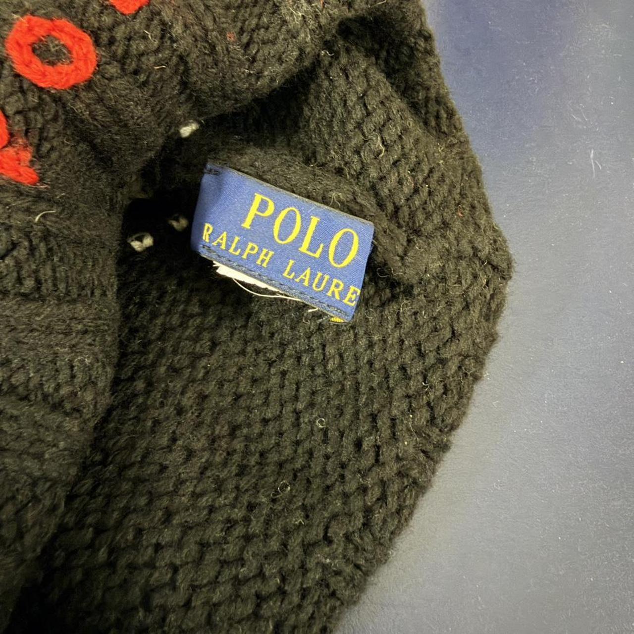 ◼️Polo Ralph Lauren Bobble Pattern Beanie Hat
