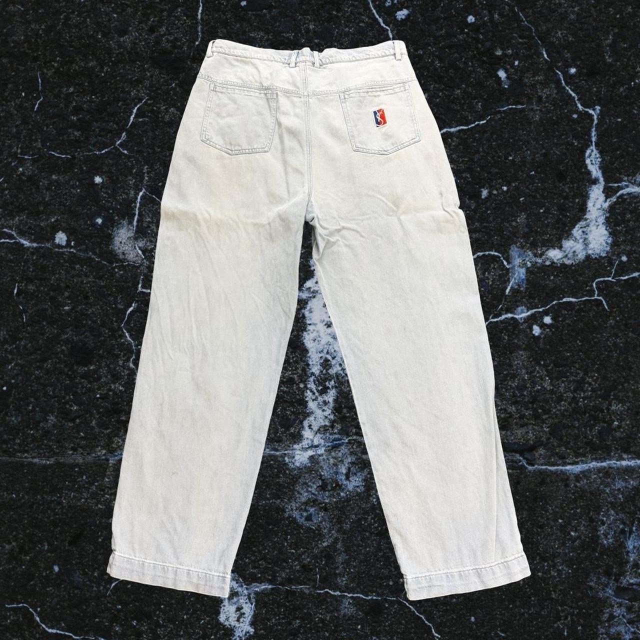 ◼️ Yardsale Stonewashed Baggy Jeans Lightweight Cotton Denim