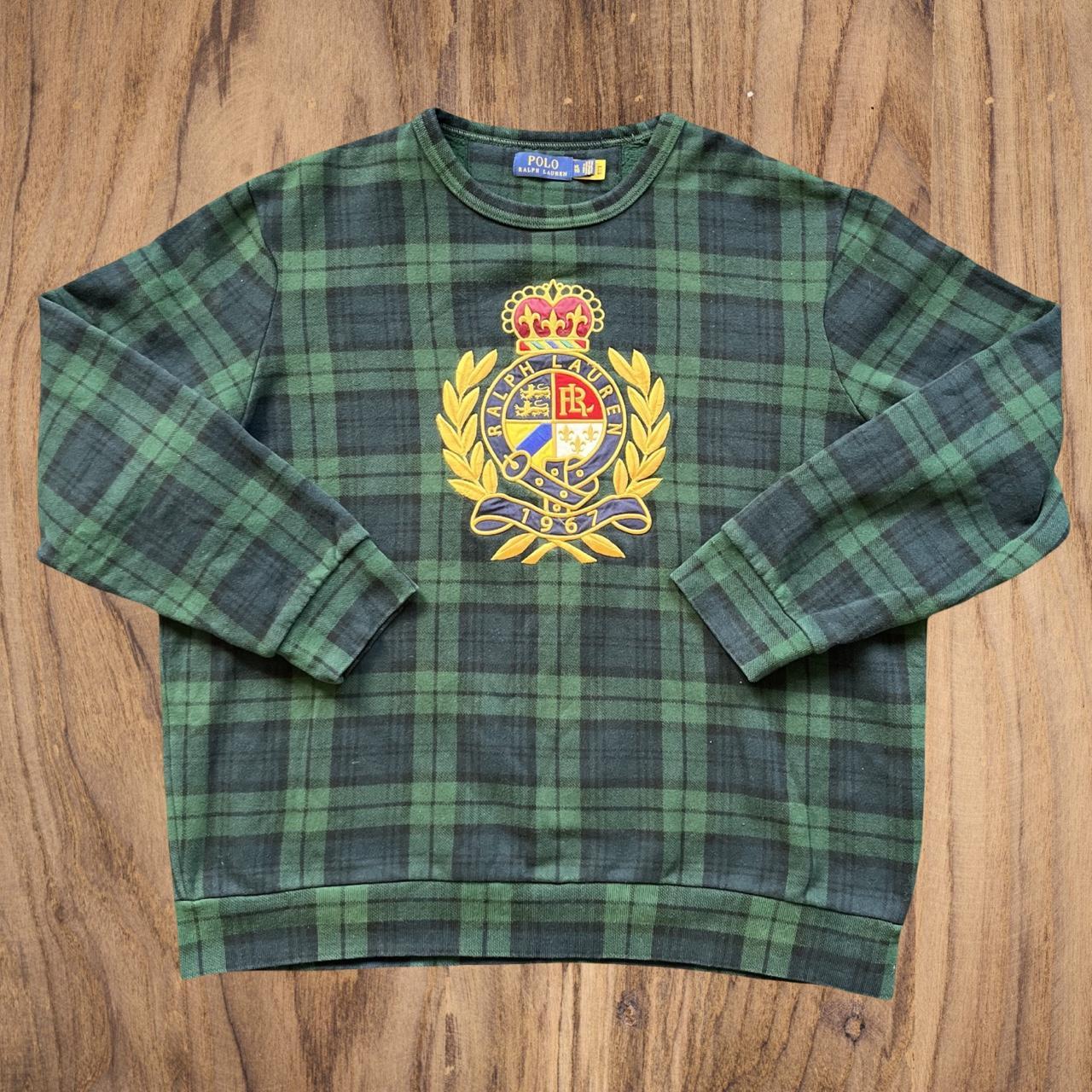 ◼️ Polo Ralph Lauren Crest Tartan Sweater