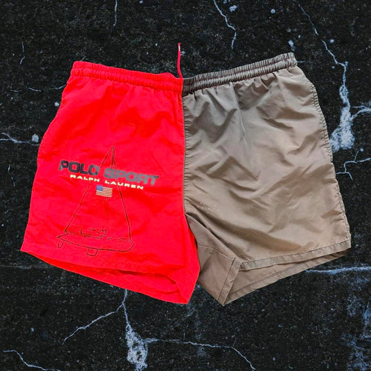 ◼️ Vintage Polo Ralph Lauren Yacht Sailing Swimming Shorts