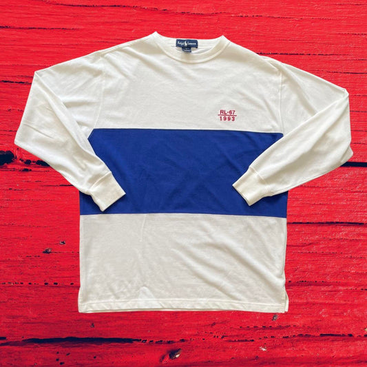 ◼️ Vintage Polo Ralph Lauren RL-67 1993 Long Sleeved T Shirt