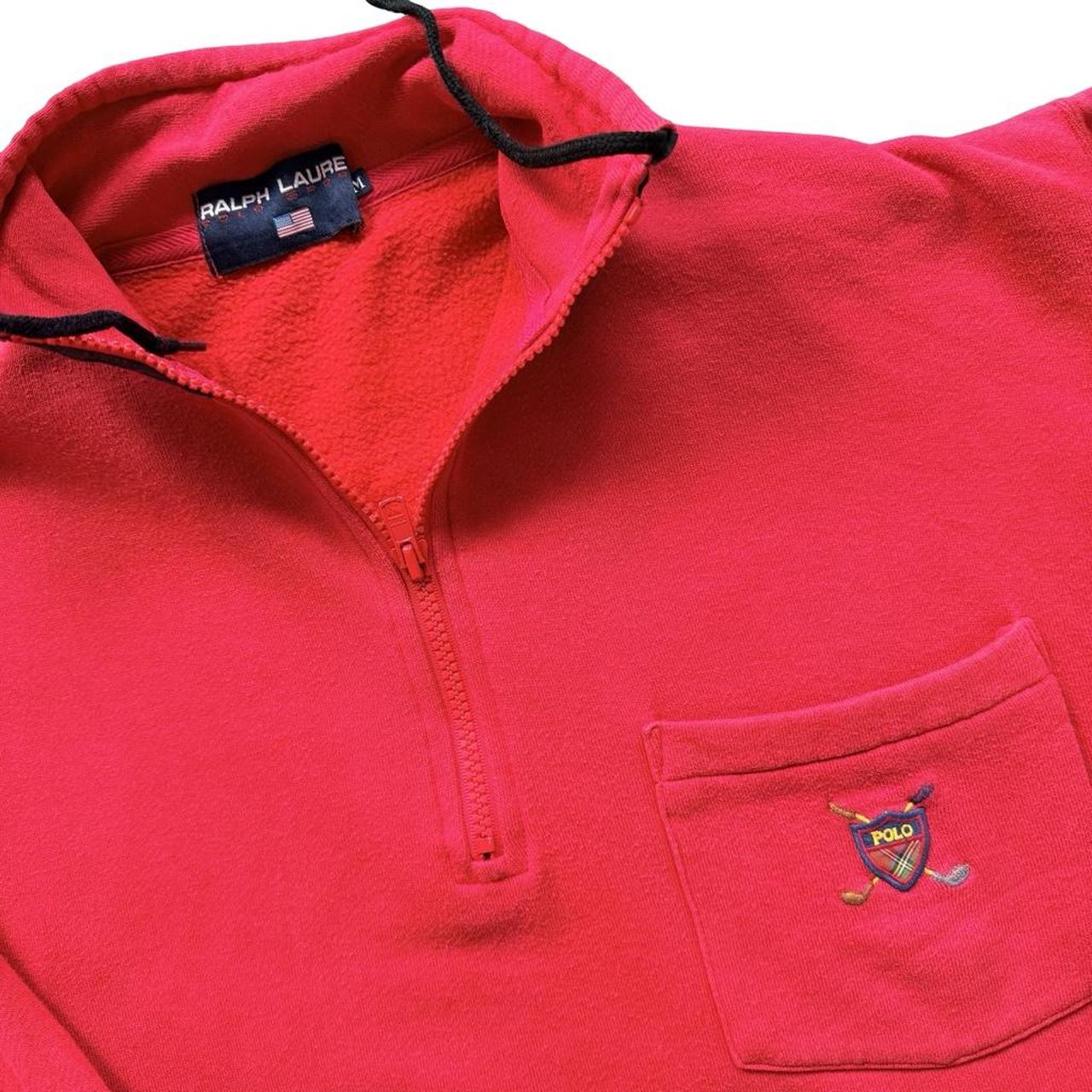 ◼️ Vintage Womens Polo Sport Ralph Lauren Quarter Zip Sweater