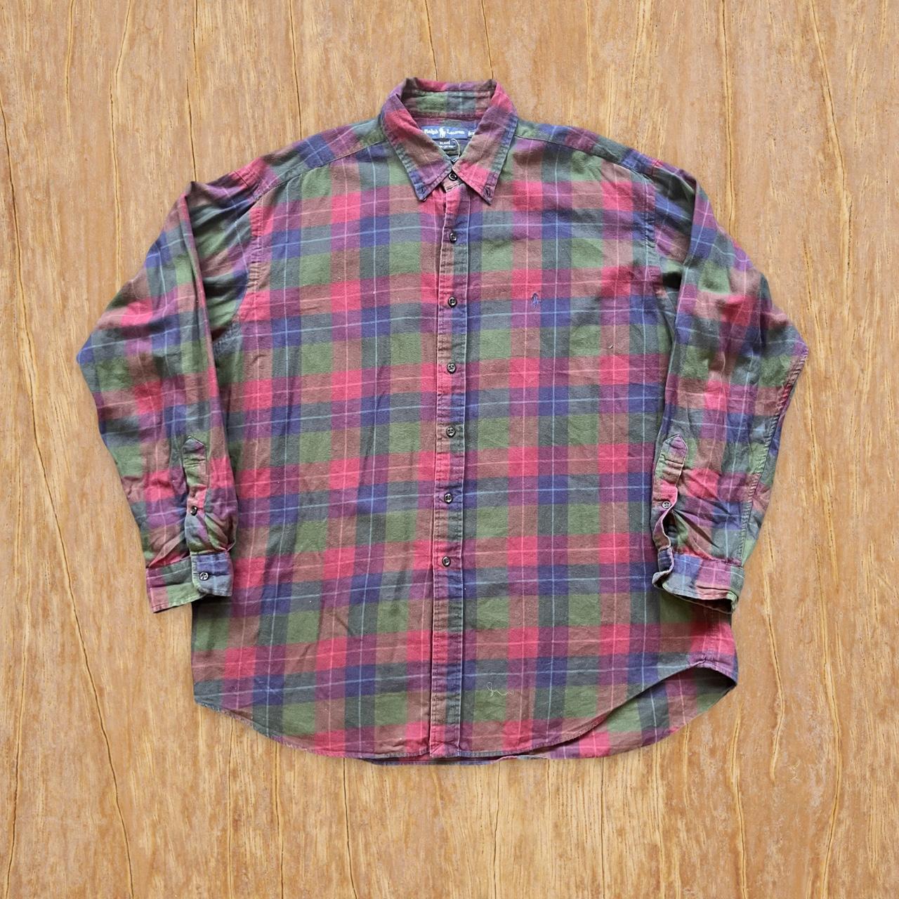 ◼️ Vintage Polo Ralph Lauren Long Sleeve Flannel Shirt
