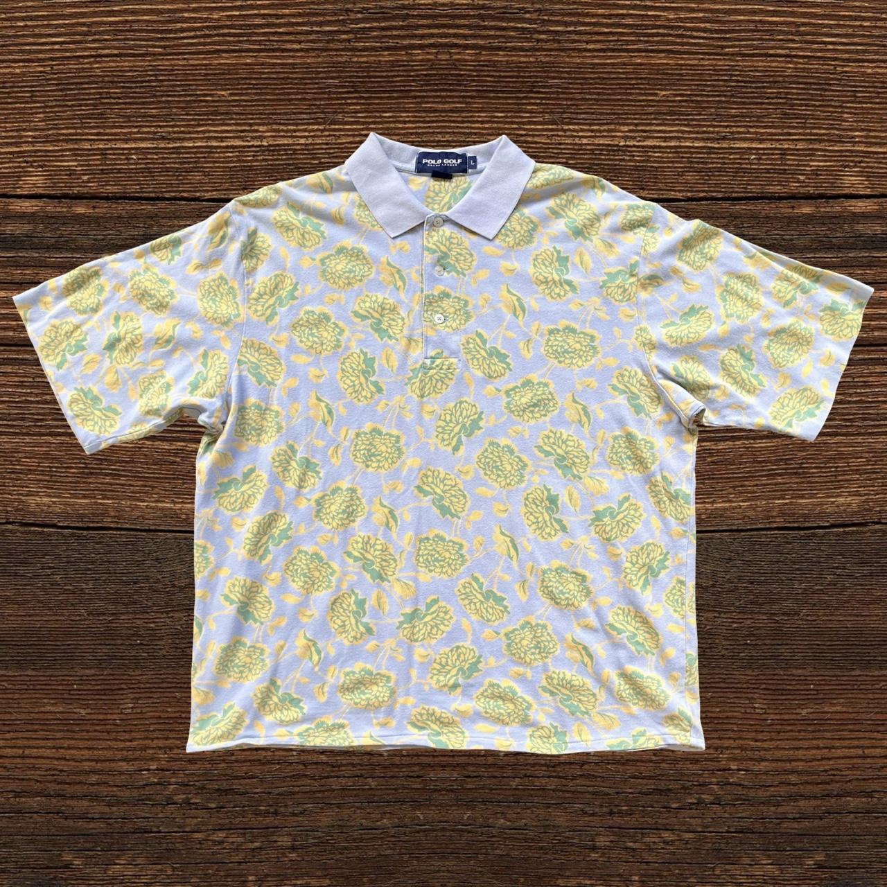 ◼️ Vintage Polo Golf Ralph Lauren Tropical Polo Shirt