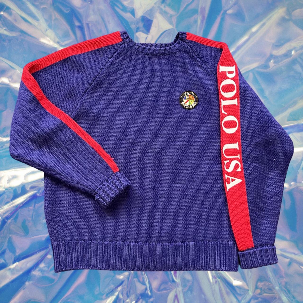 ◼️ Vintage Rare Polo Ralph Lauren Cookie Knitted Sweater