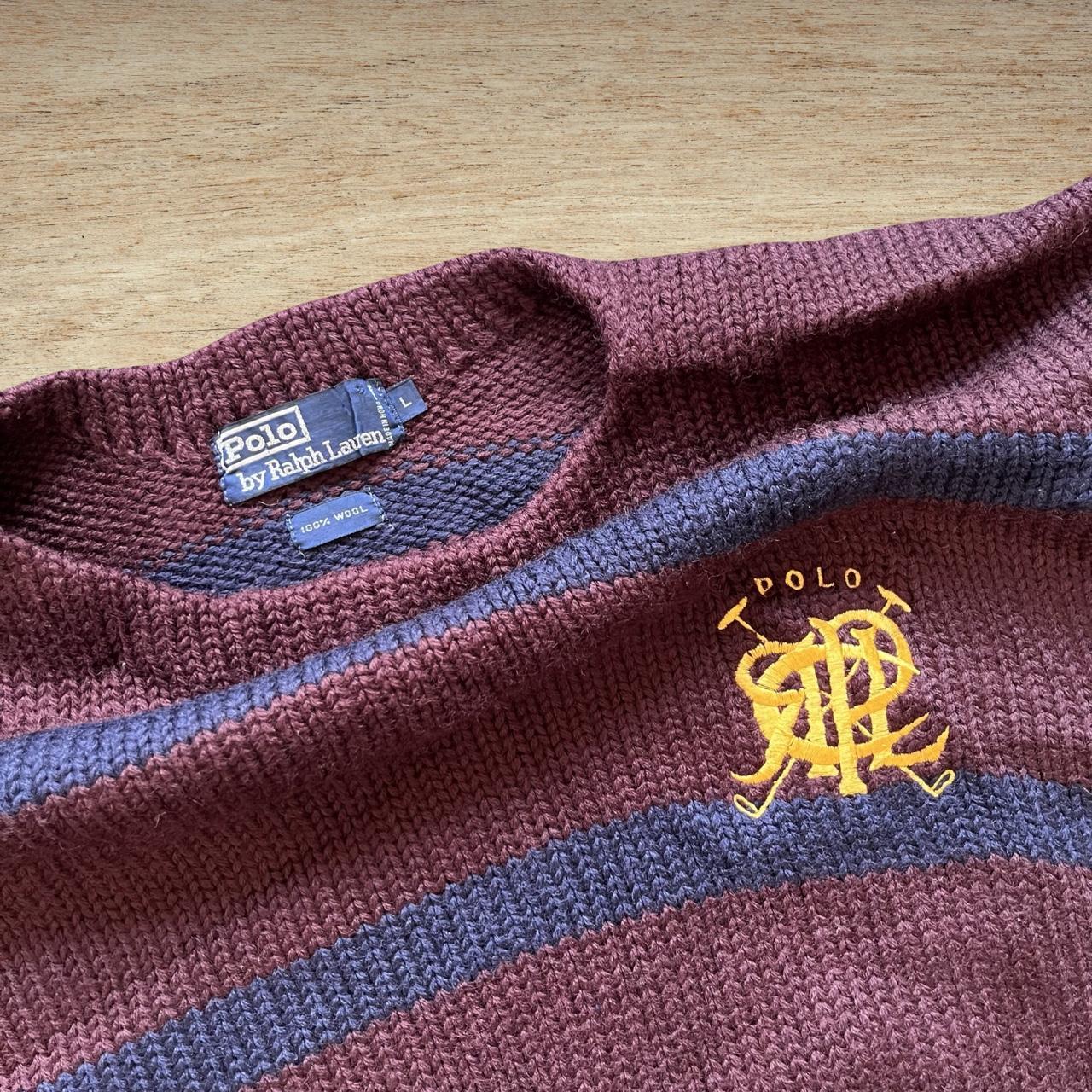 ◼️ Vintage Polo Ralph Lauren Scribble Knit Sweater