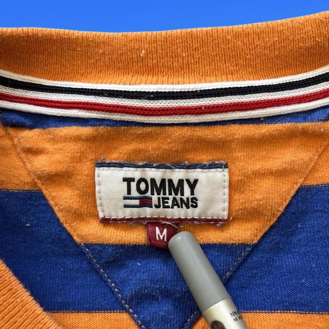 ◼️ Tommy Jeans Striped T Shirt 90s
