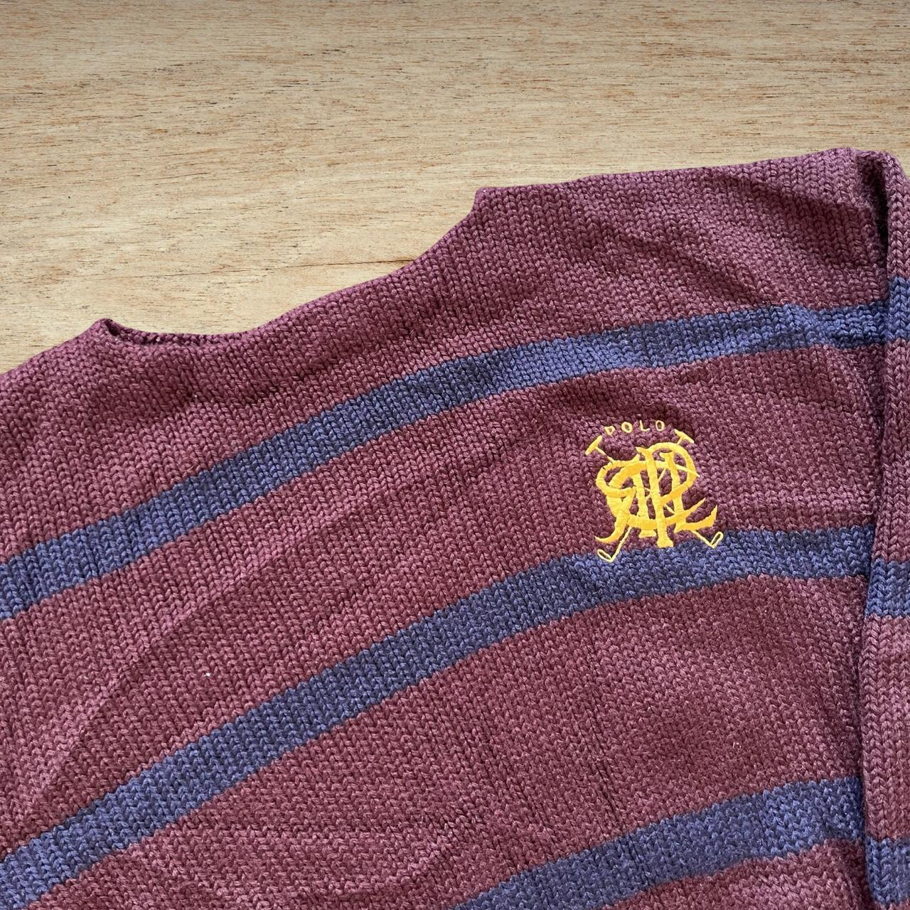 ◼️ Vintage Polo Ralph Lauren Scribble Knit Sweater