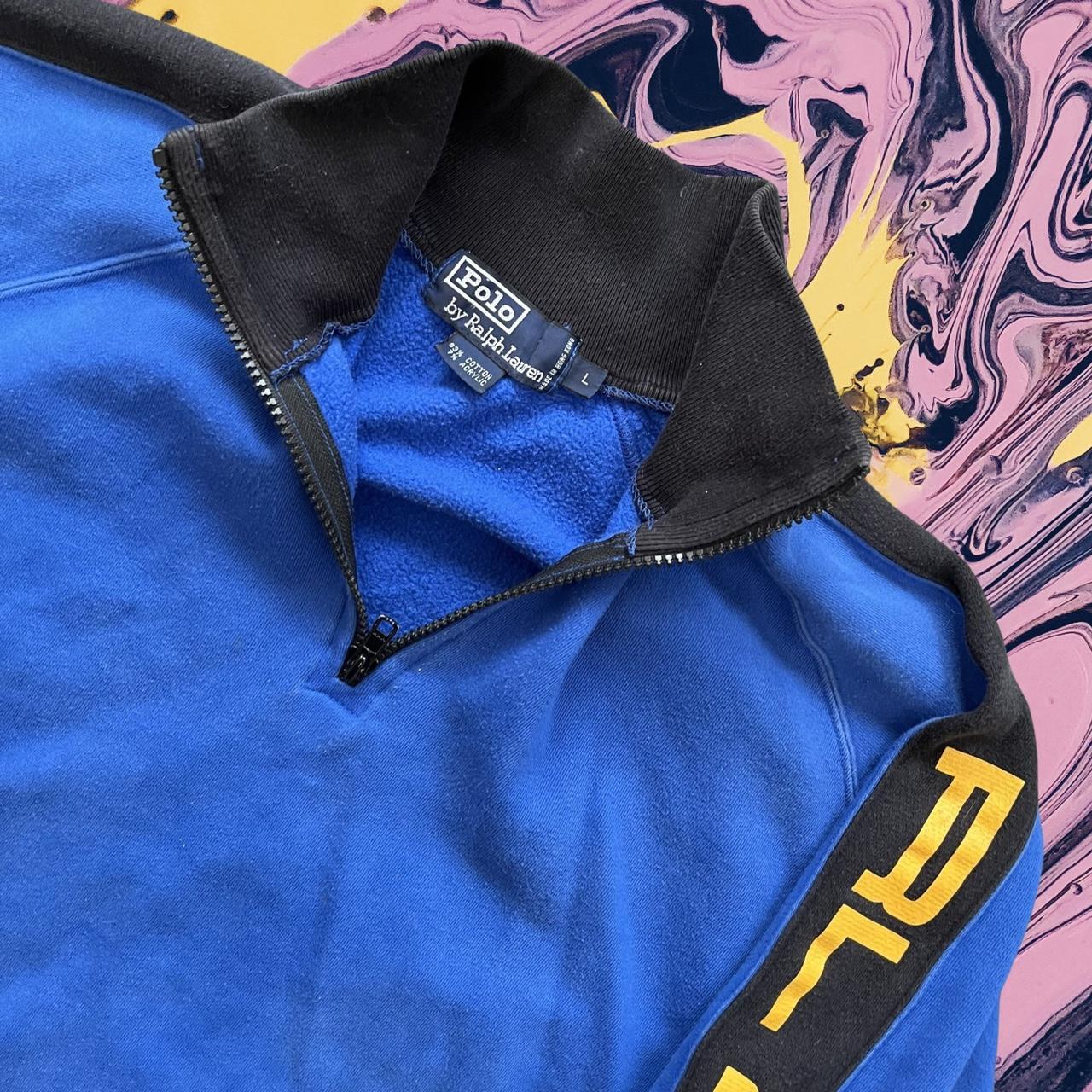 ◼️ Vintage OG Polo RL 2000 Ralph Lauren Quarter Zip Sweatshirt