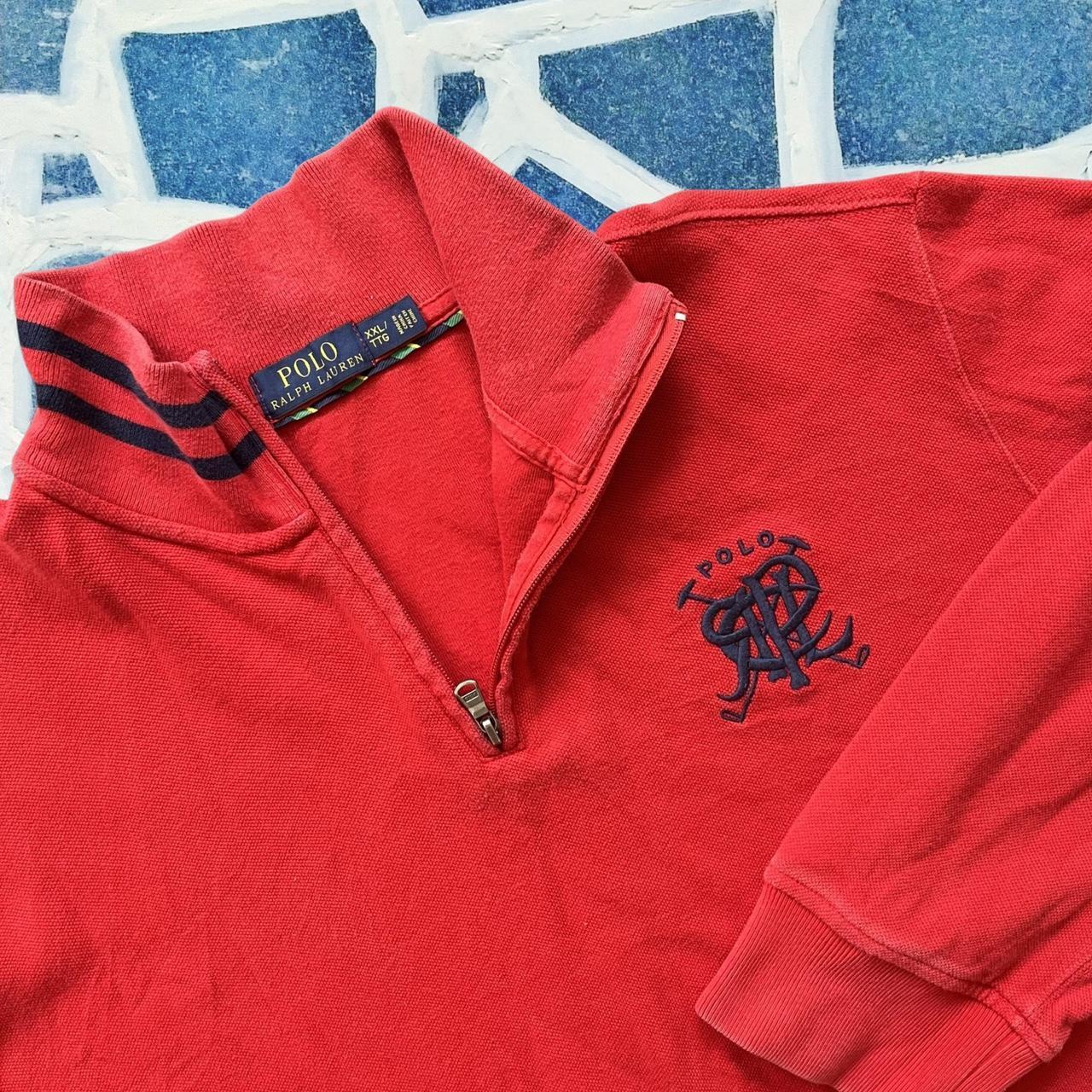 ◼️ Polo Ralph Lauren Scribble Quarter Zip Sweater Sweatshirt