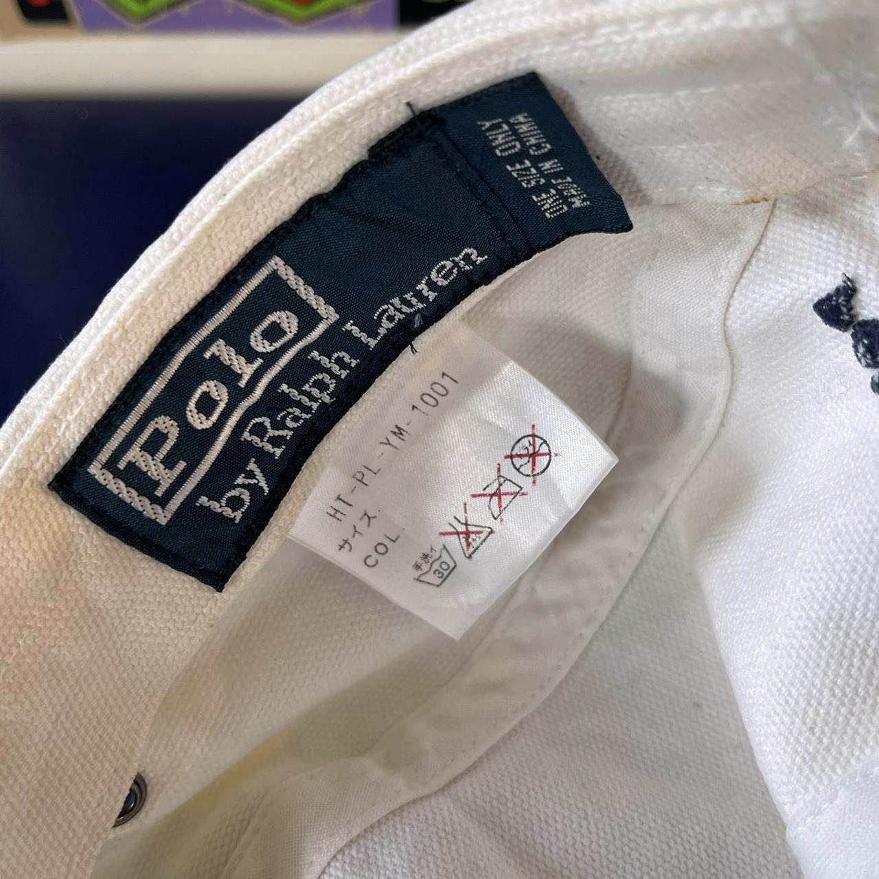 ◼️Vintage Polo Ralph Lauren Anchor Long Peak Strap Back Cap