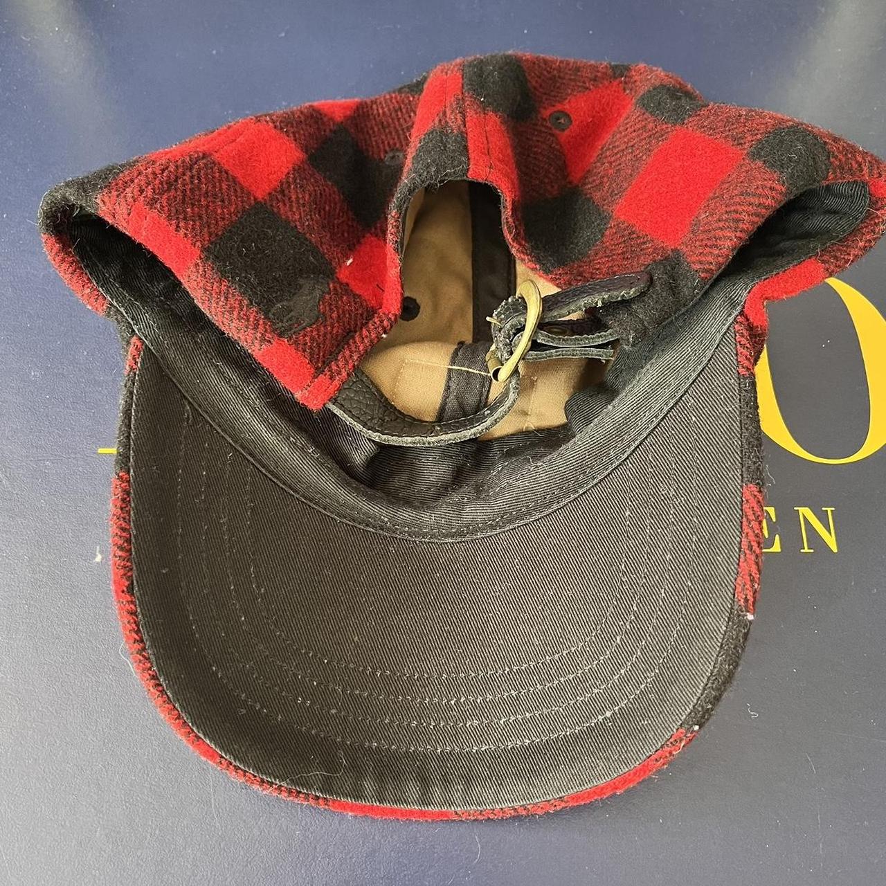 ◼️ Polo Country Ralph Lauren Sportsman Tartan Leather Strap Back Cap