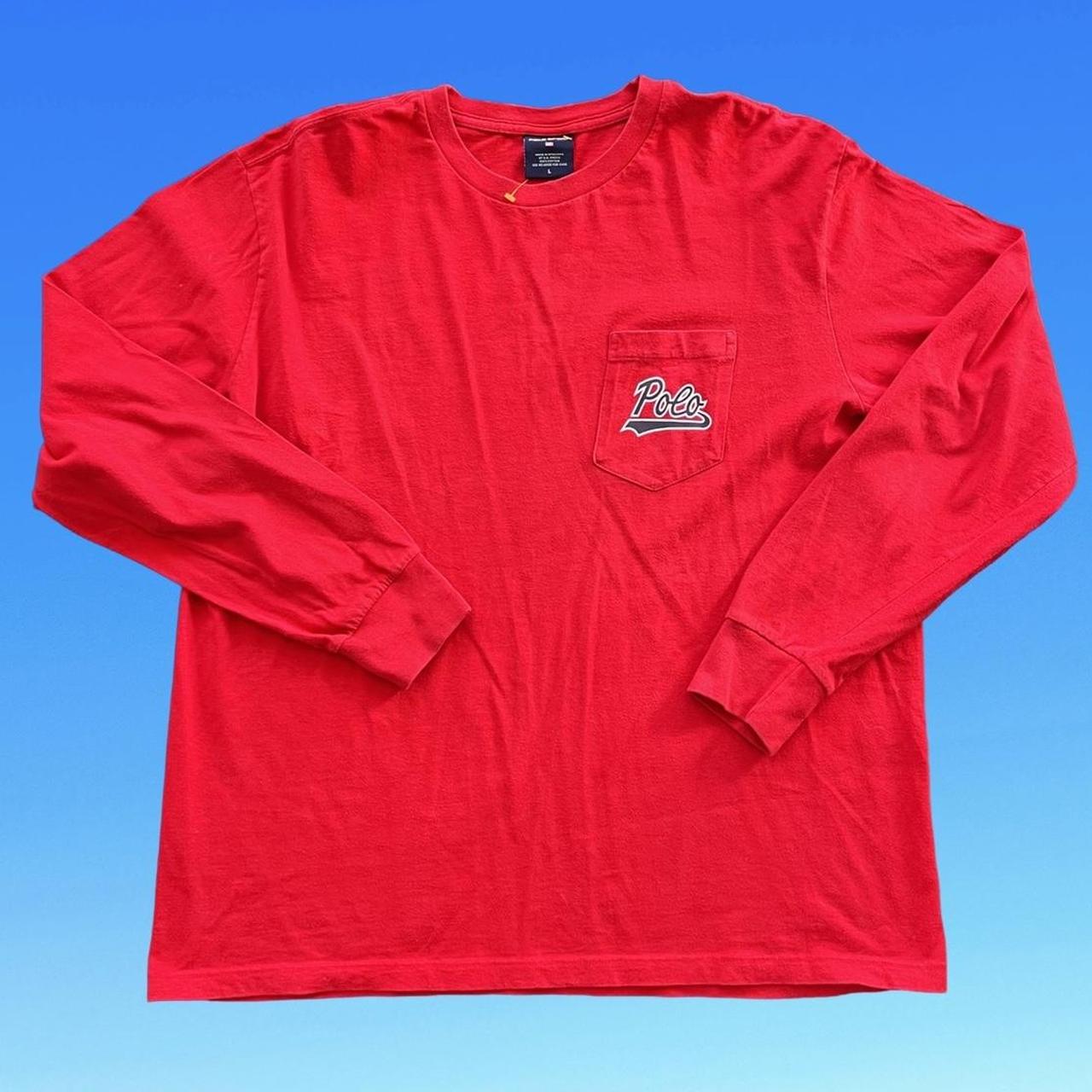 ◼️ Vintage Like New Polo Ralph Lauren Script Long Sleeve T Shirt