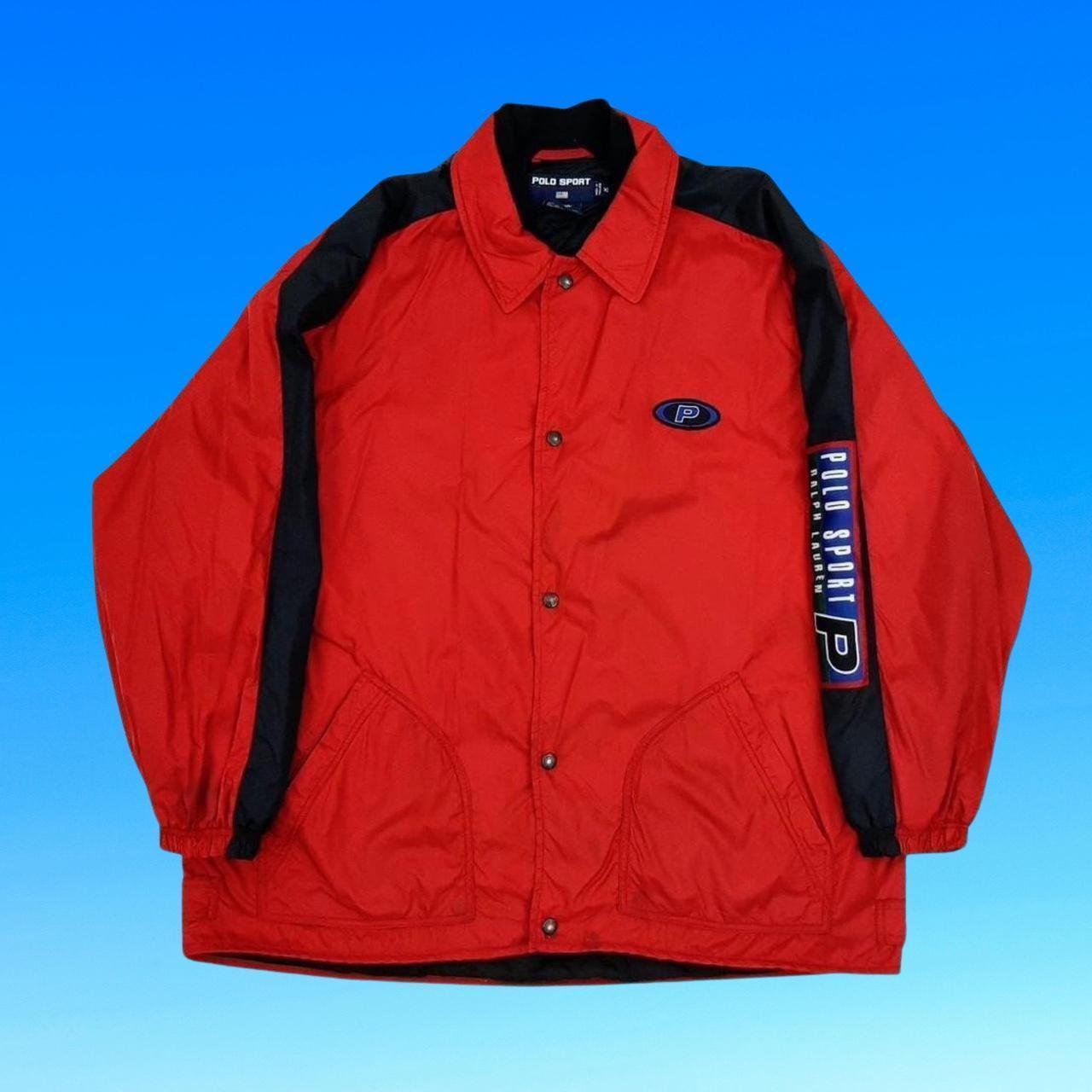 ◼️ Vintage Polo Sport Pepsi Ralph Lauren Colourblock Jacket Top