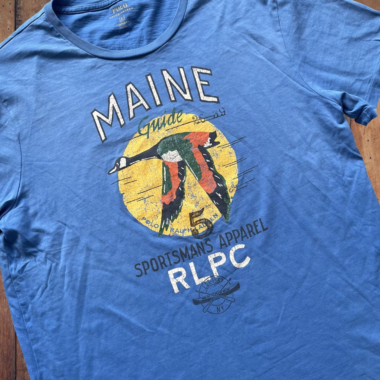 ◼️ Polo Ralph Lauren Maine Sportsman Apparel T Shirt