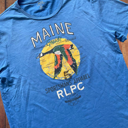 ◼️ Polo Ralph Lauren Maine Sportsman Apparel T Shirt