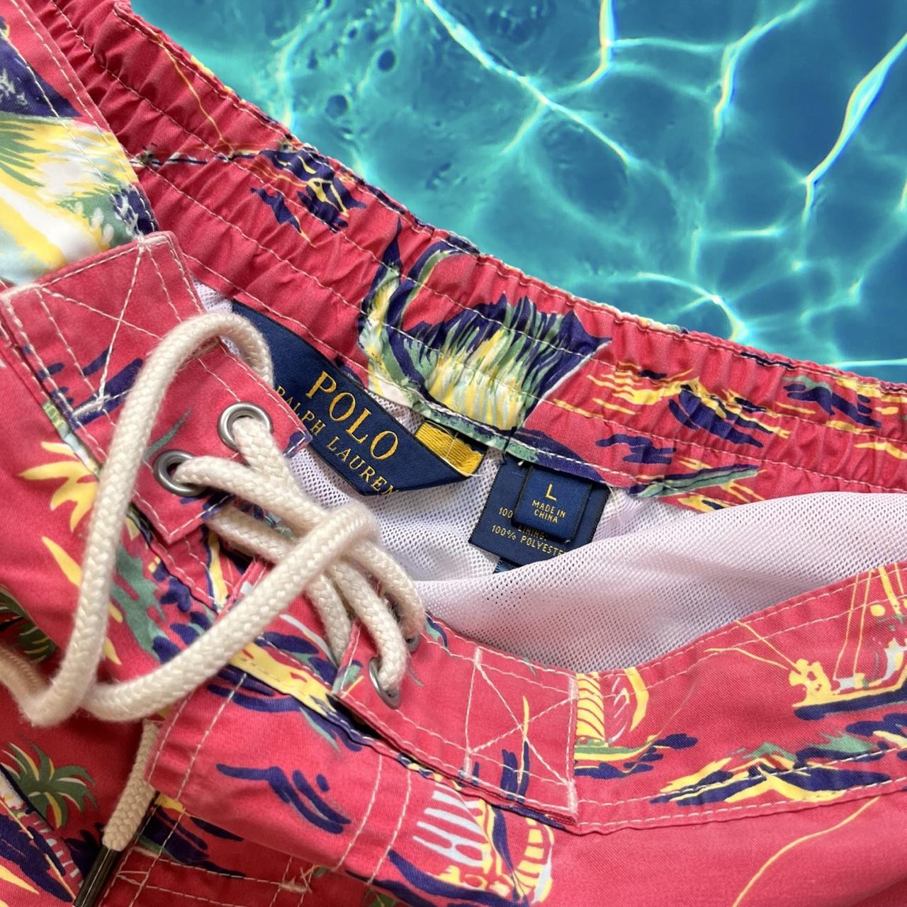 ◼️ Polo Ralph Lauren Marlin Fish All Over Print Swimming Shorts
