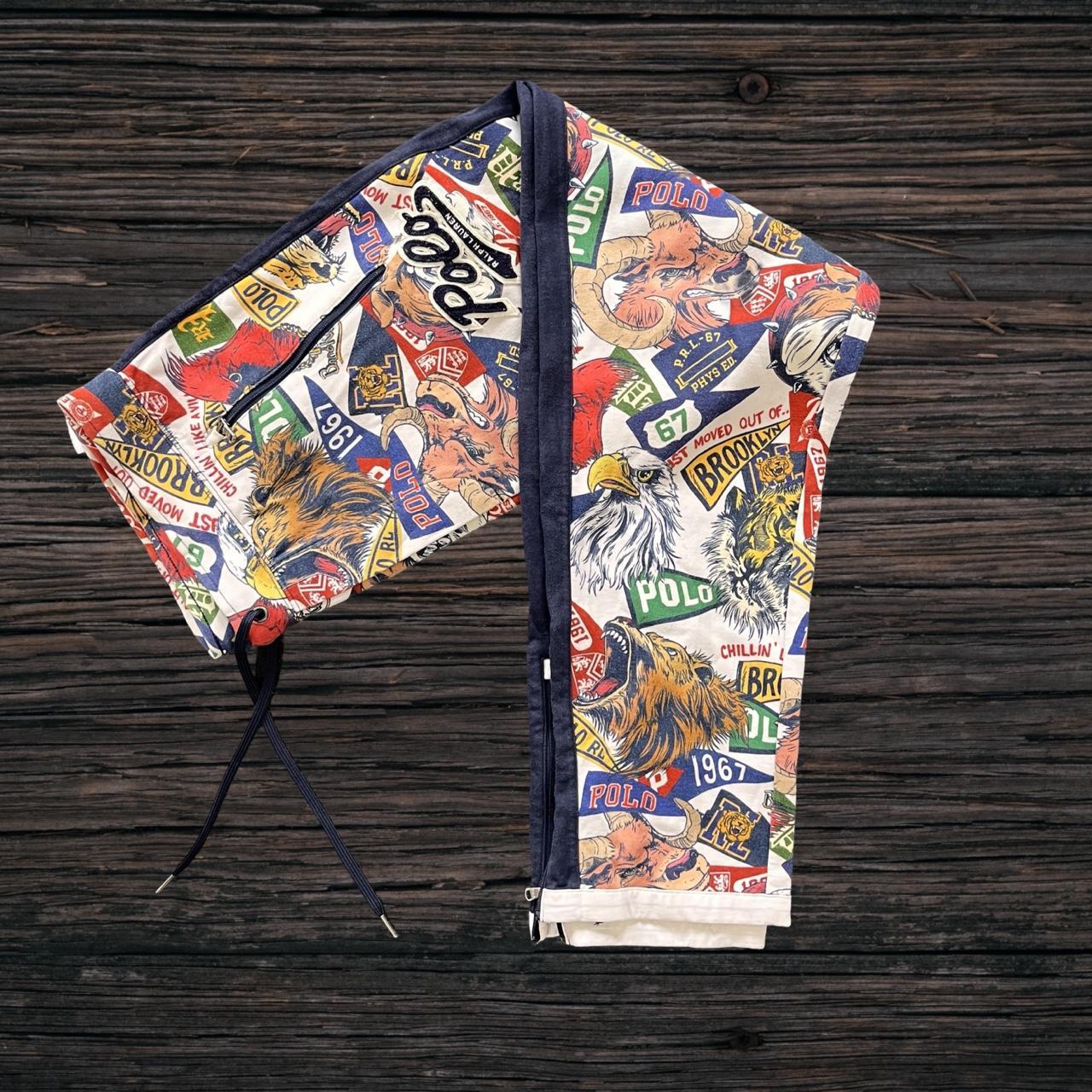 ◼️ Rare Sample Polo Sport Ralph Lauren All Over Print Sweatpants