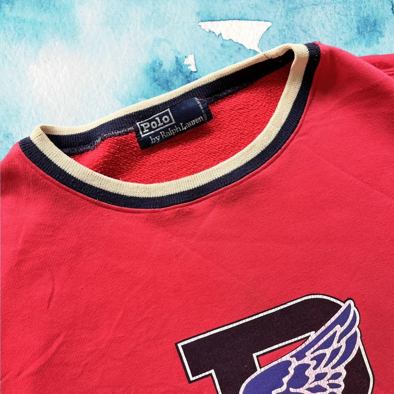 ◼️ Rare Vintage OG P Wing Polo Ralph Lauren Rings Sweatshirt