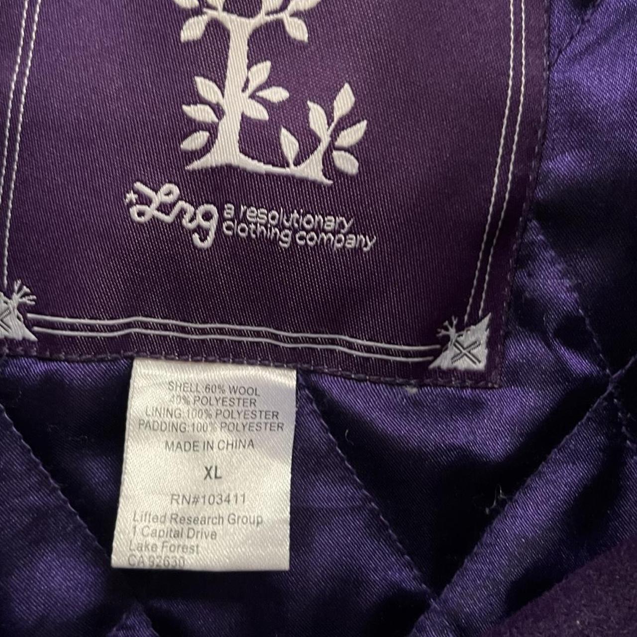 ◼️ Vintage Lifted Research Group LRG L-R-G Leather Suede College Jacket