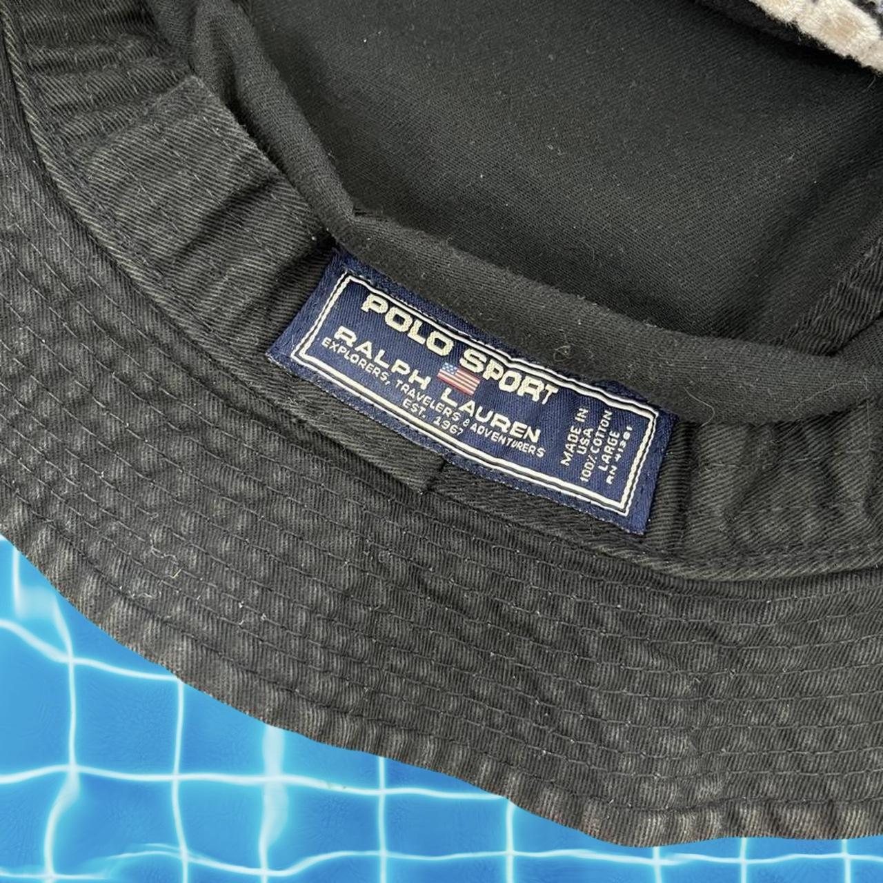 ◼️ Vintage Polo Sport Spellout Ralph Lauren Shallow Fit Bucket Hat