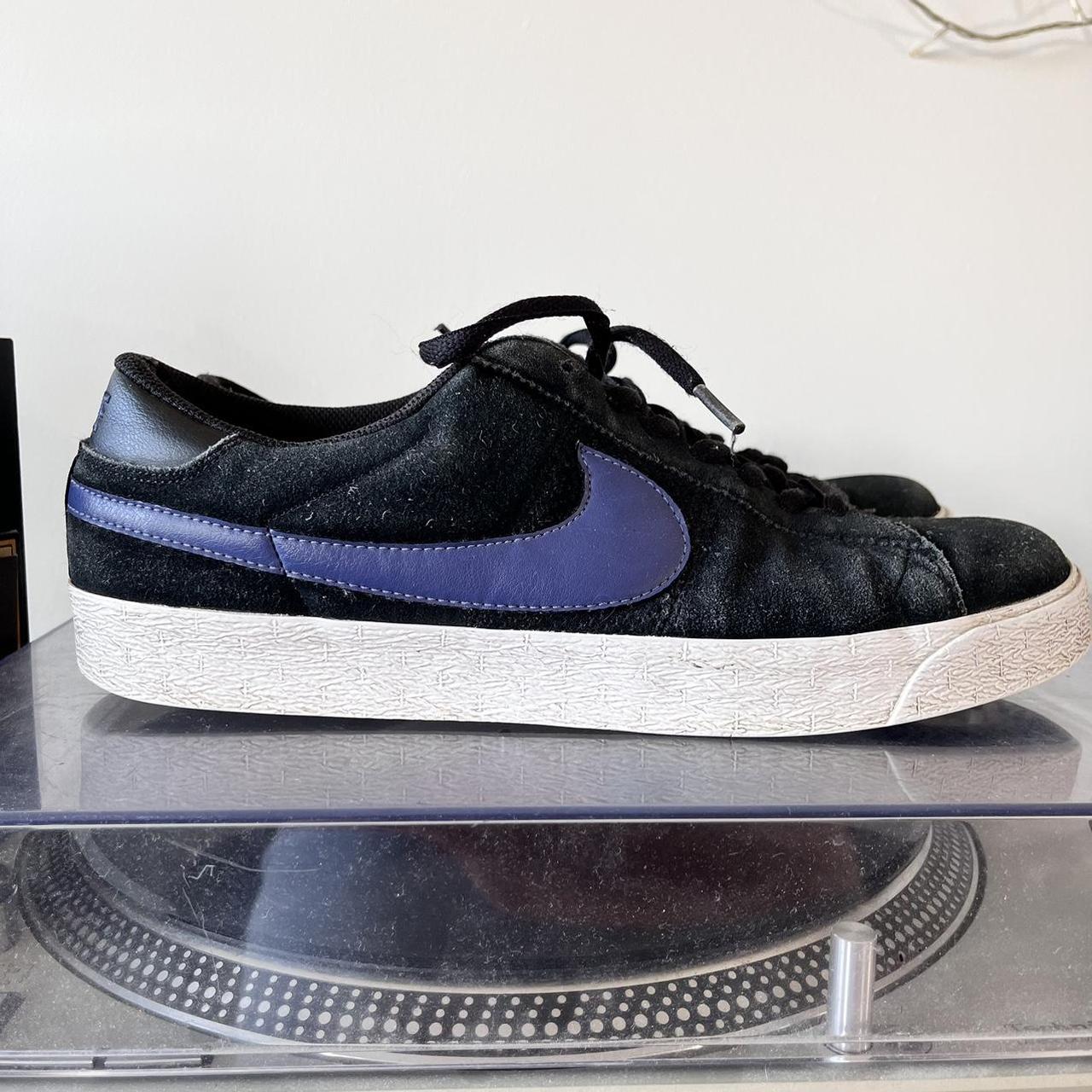 ◼️ Vintage Nike SB Blazer Low - Black/Blue Recall - August 2011 UK 11