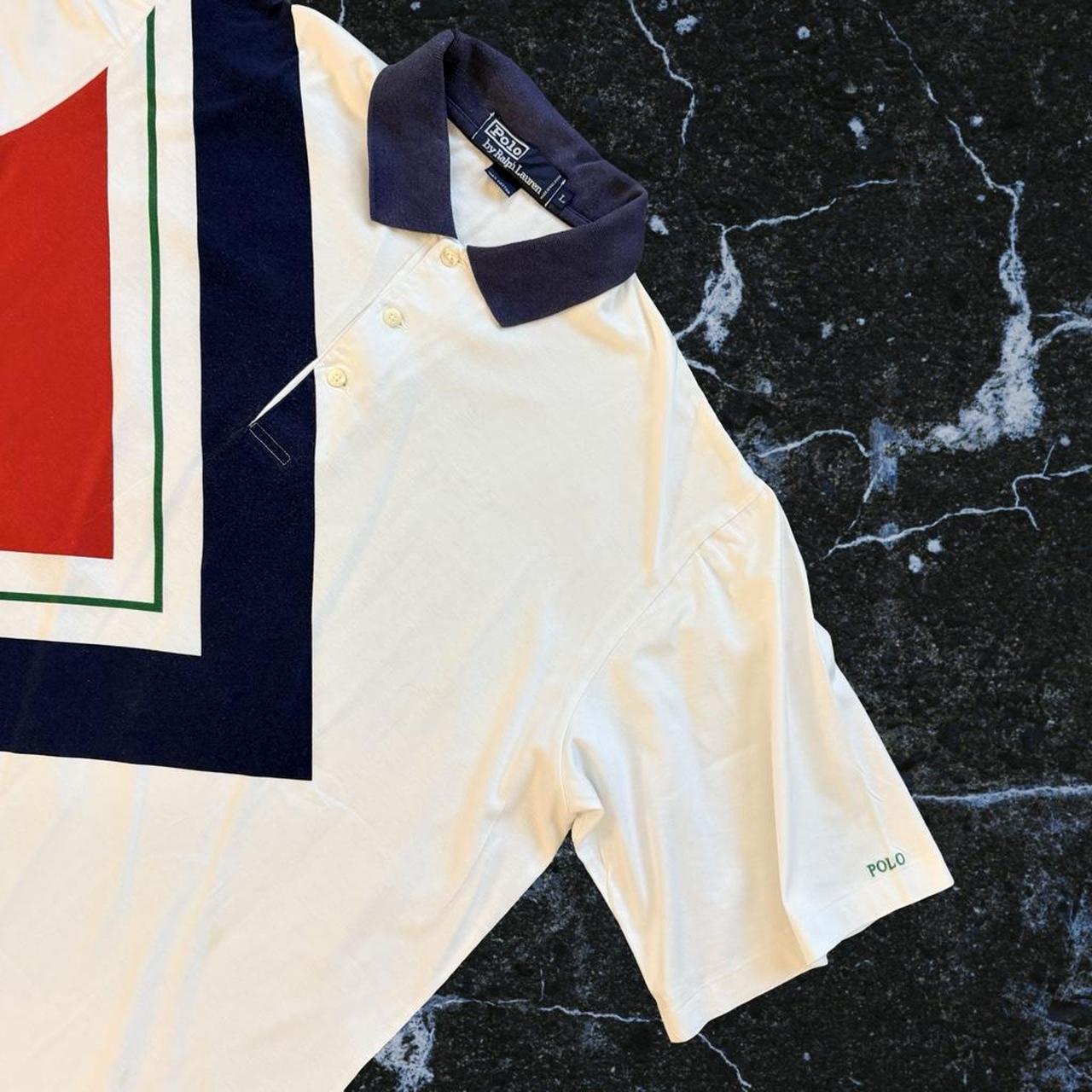 ◼️ Vintage Polo Ralph Lauren Abstract Polo Shirt