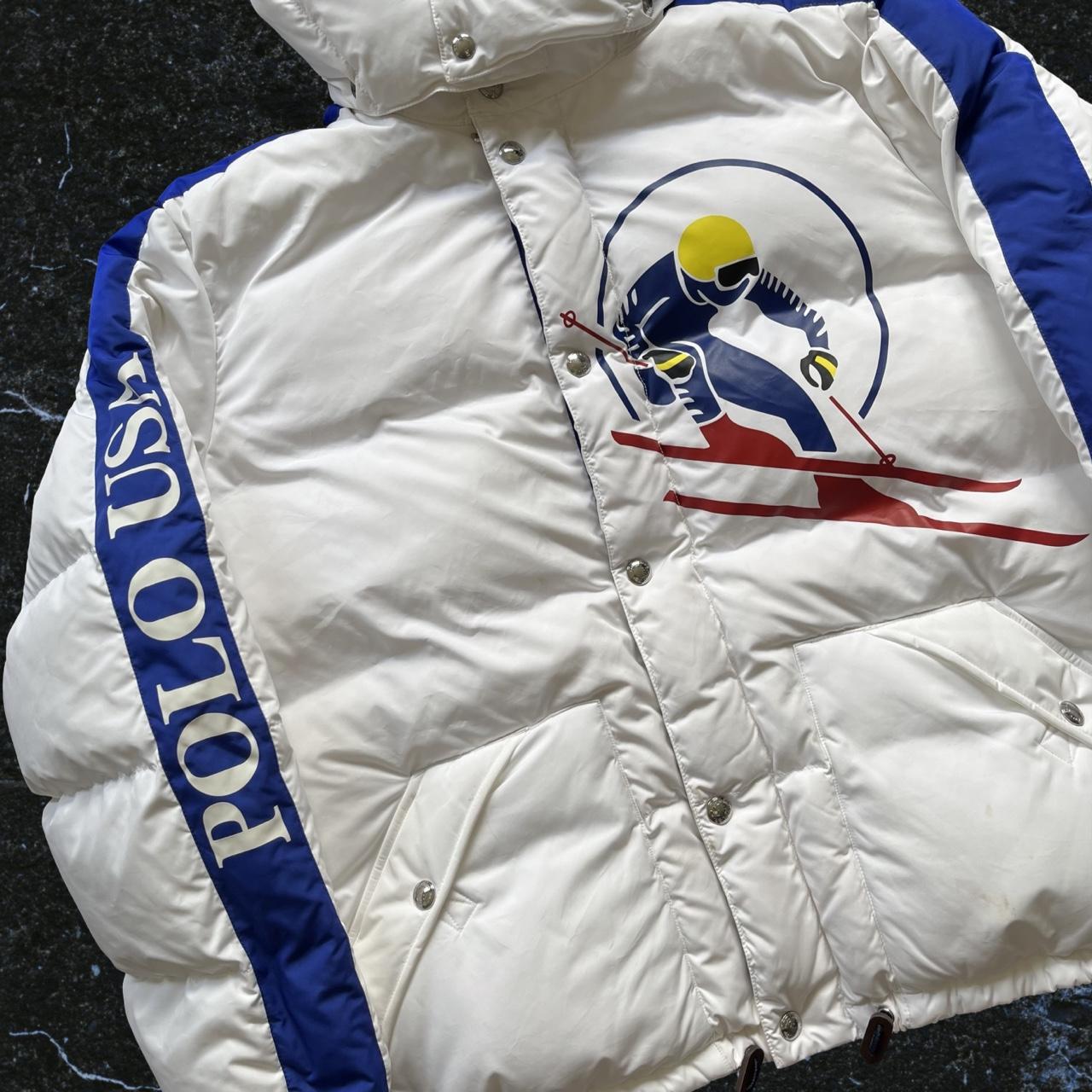 ◼️ Polo Ralph Lauren Circle Ski Polo USA 92 Puffer Goose Jacket